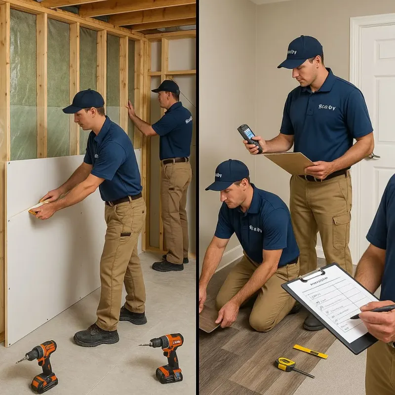 Repairs and Reconstruction process in City of Manassas, VA